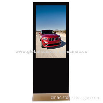 Floor Stand Network AD Player with TFT-LCD LED Light Back and Scrolling Screen